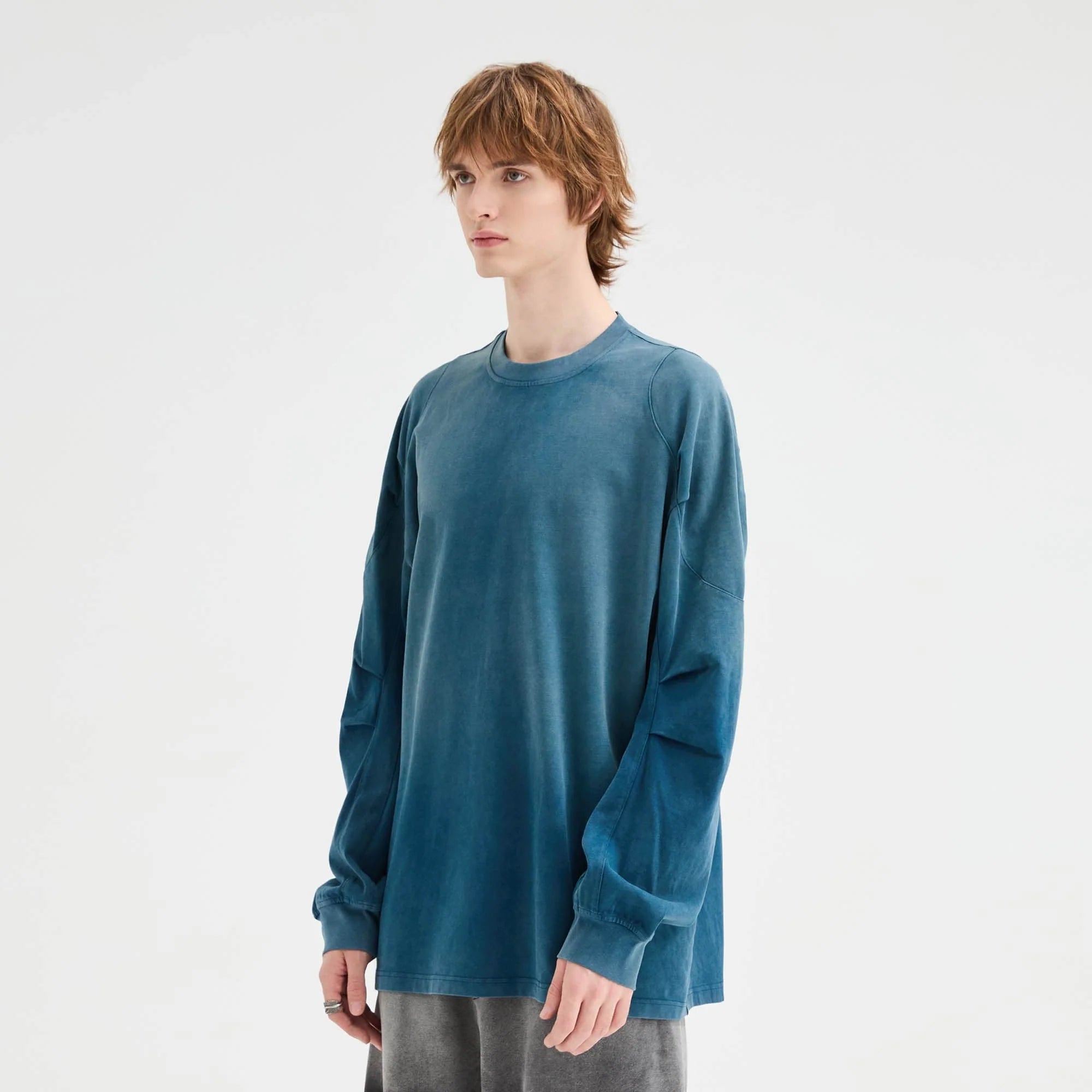 ORGANIC EMOTION Iceberg Gradient Long-Sleeve Tee