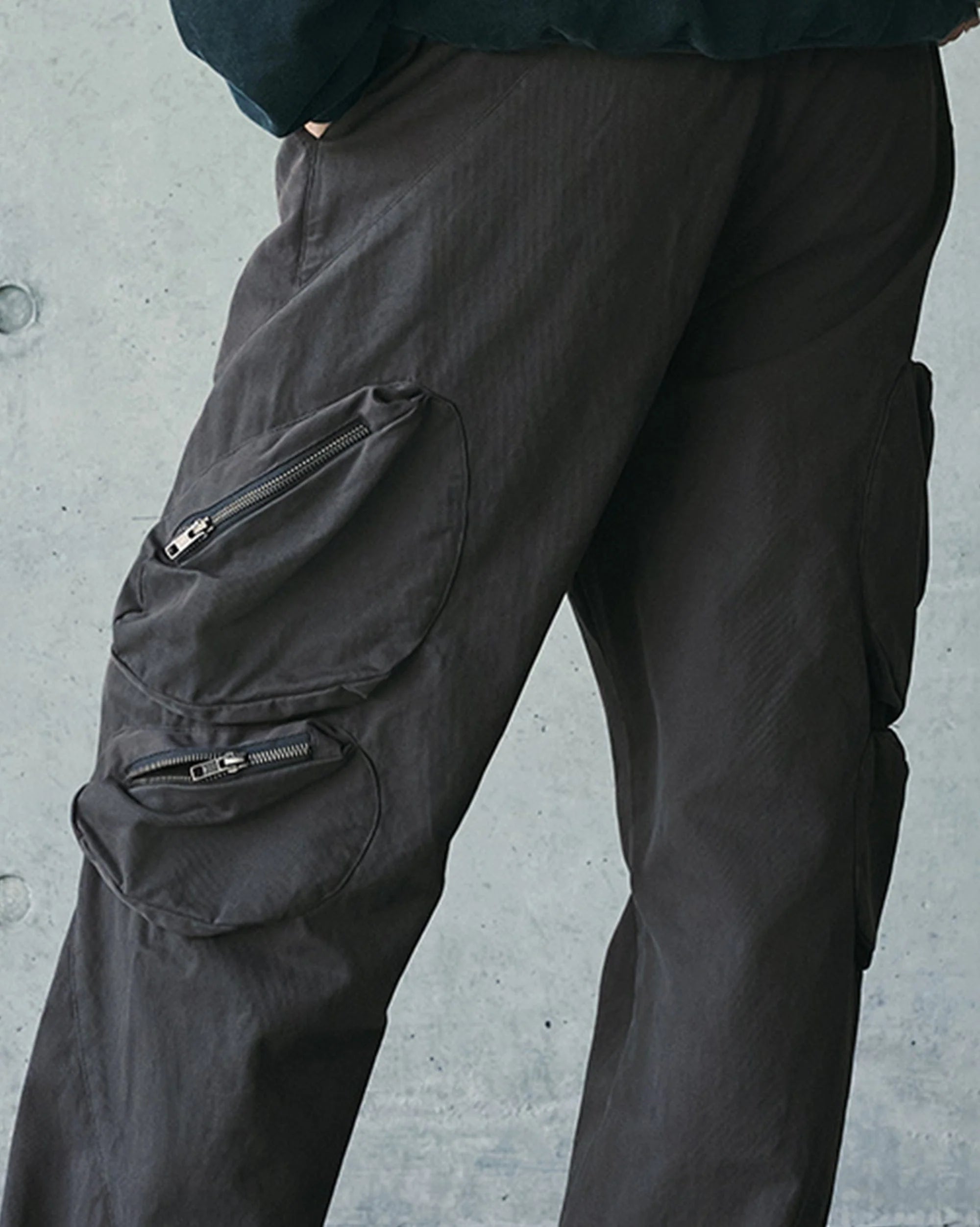 ENSHADOWER Modern Pleated Zipper Tactical Cargo