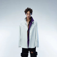 WHISTLEHUNTER Modern Caped Oversized Shirt
