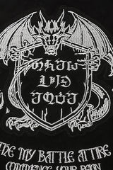 LUUUCAM Dragon Embroidered Suede Jacket