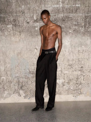 TRIANGLE PROJECT Essential Wool-Blended Oversized Trousers