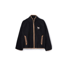 UMAMIISM Contrast Trim Fleece Jacket