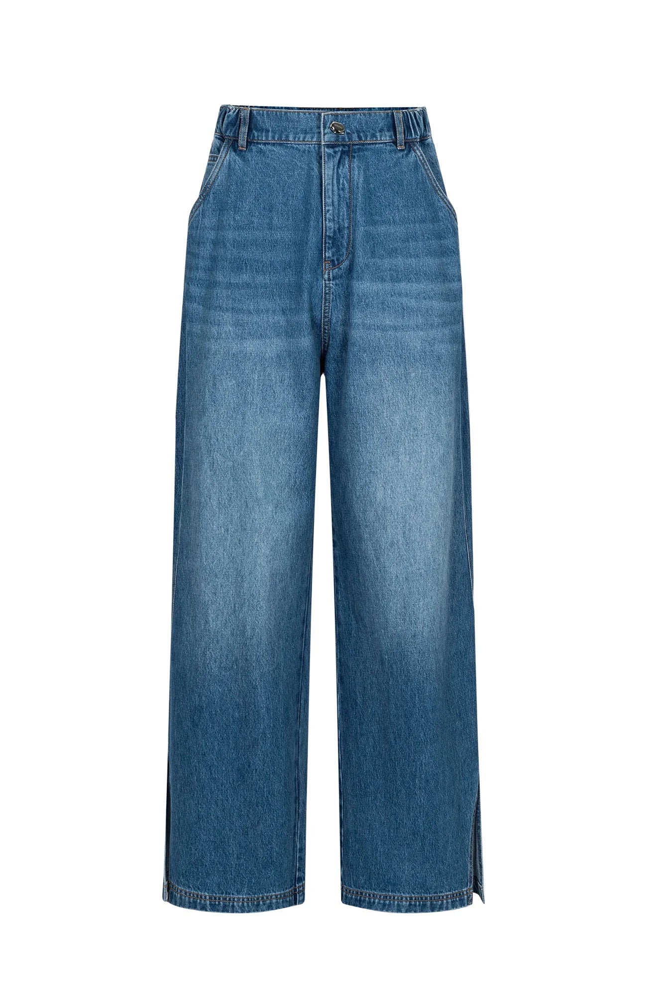 TIWILLTANG Side-Cut Oversized Jeans
