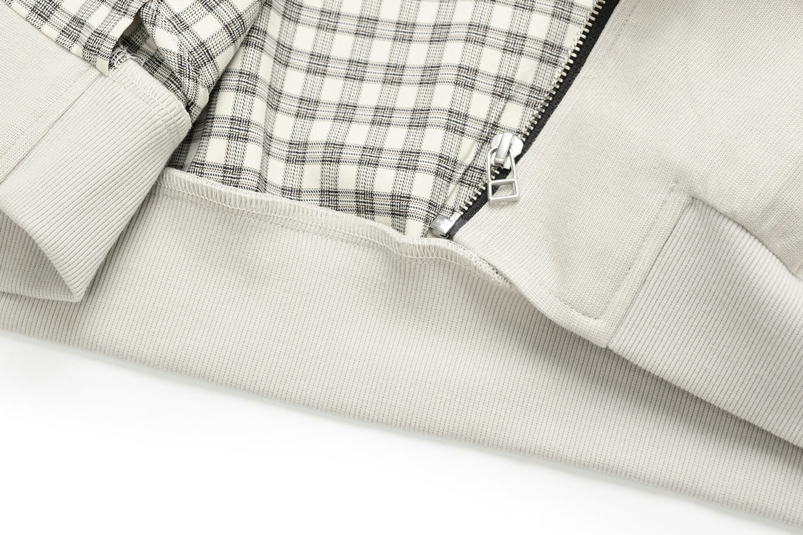 OKAYTHXBYE Checker-Lined Harrington Jacket