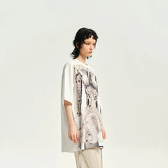 DAMAGE ASIA Ex Machina Graphics Oversized T-Shirt