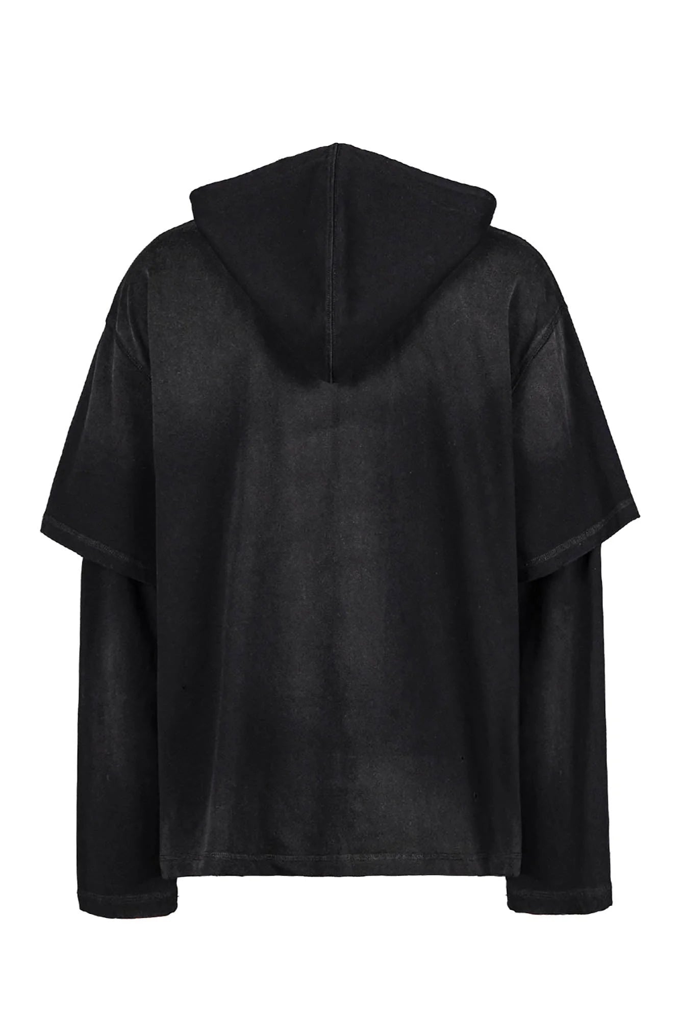 UNDERWATER The Prisoner Distressed Layered Hoodie
