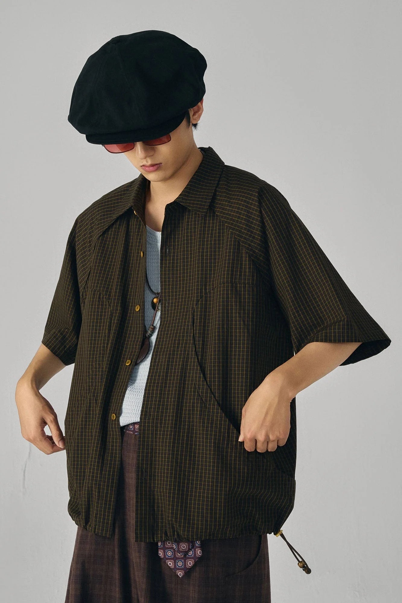 GONGHE REPUB Retro Washed Octagonal Hat