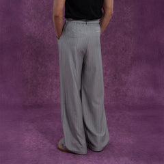 CLP Modern Pinstriped Straight-Leg Pants