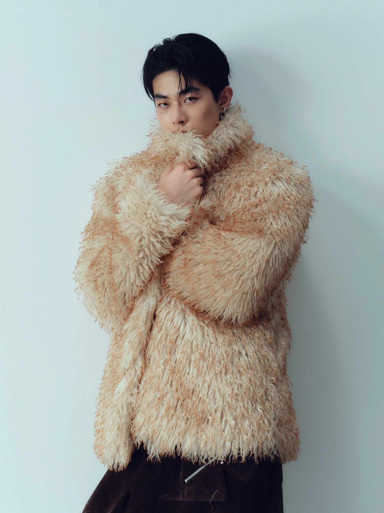 KADAKADA Ombre Faux Fur Jacket