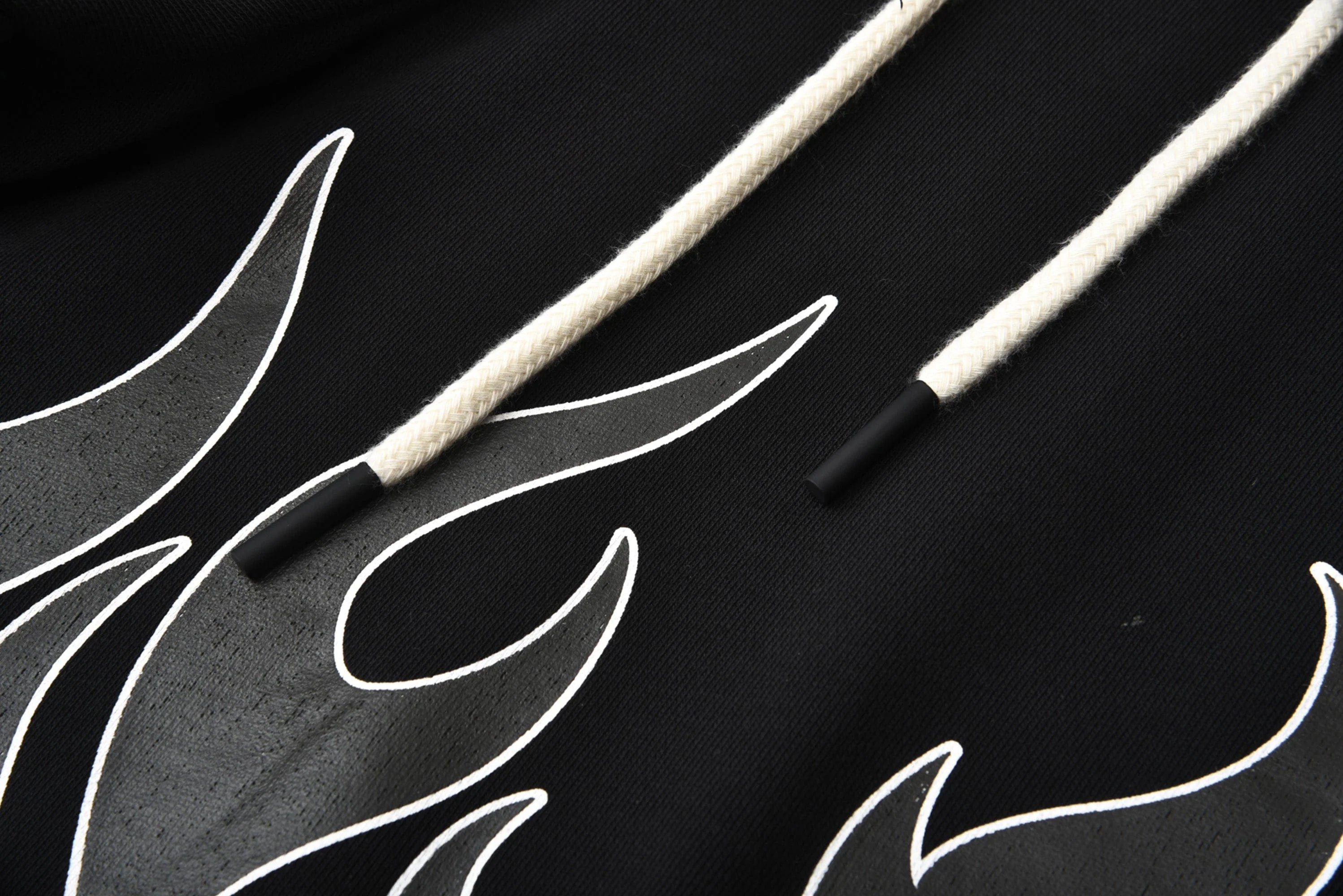 VENTUREK Graffiti Flame Graphic Drawstring Shorts