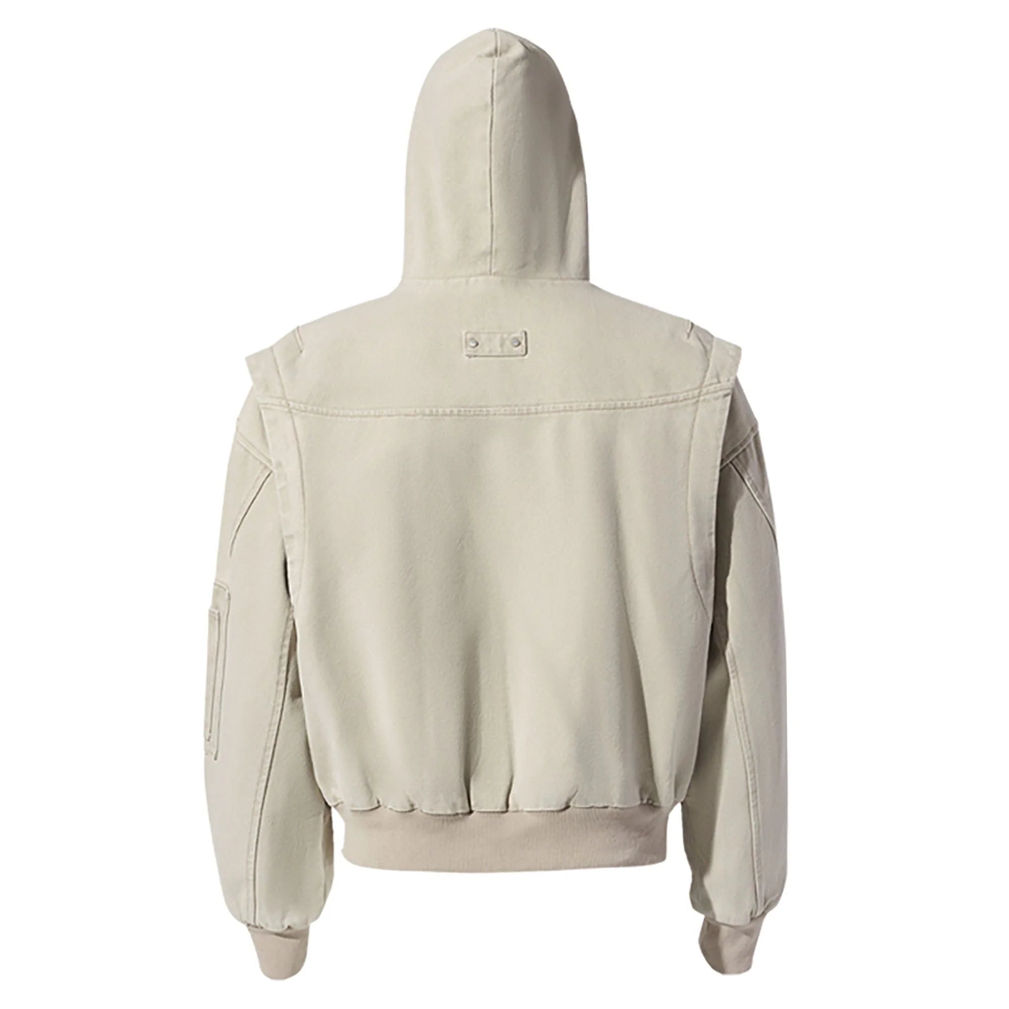CATSSTAC Deconstructed Paneled Washed Hooded Jacket