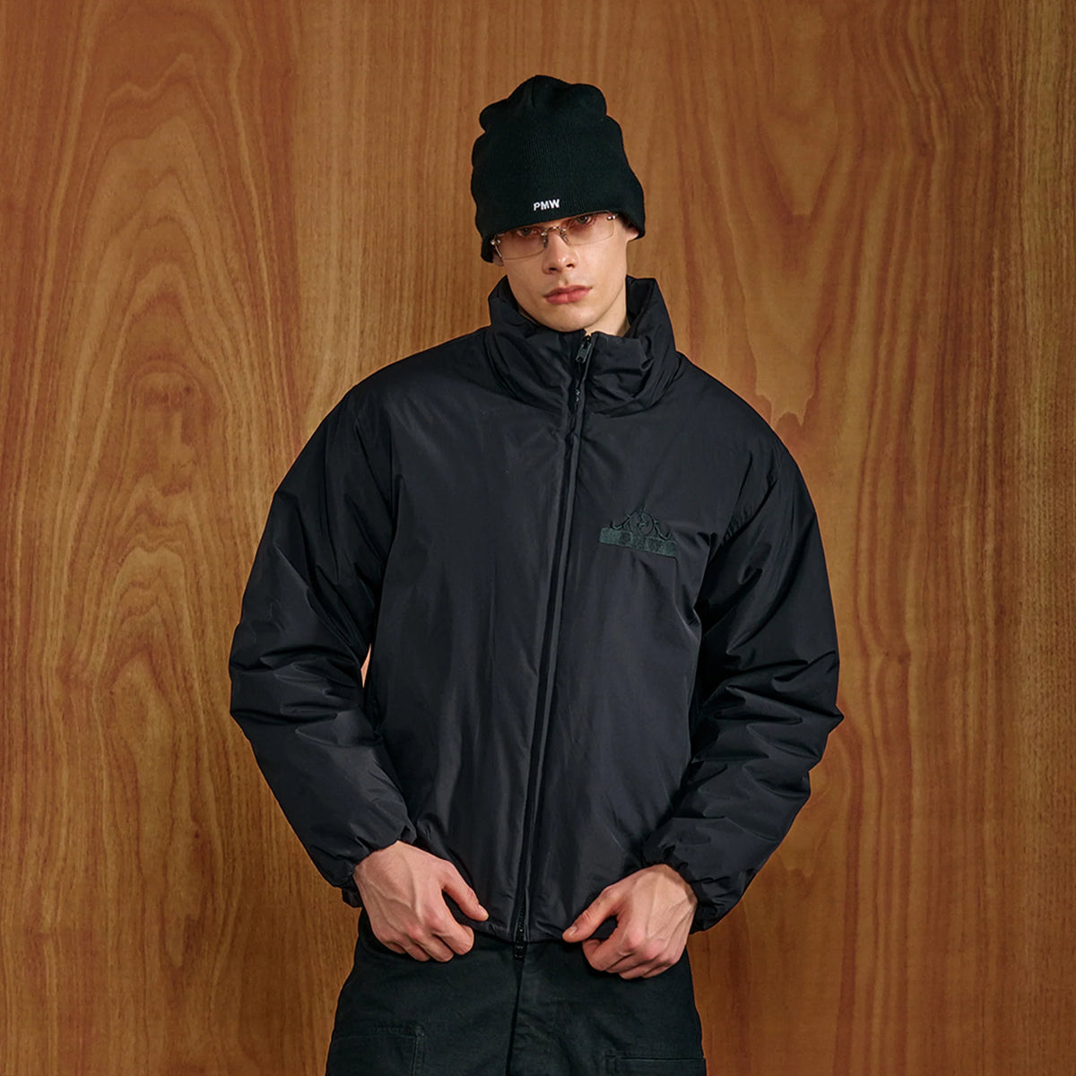 PMW Embroidered LOGO Waterproof Padded Jacket