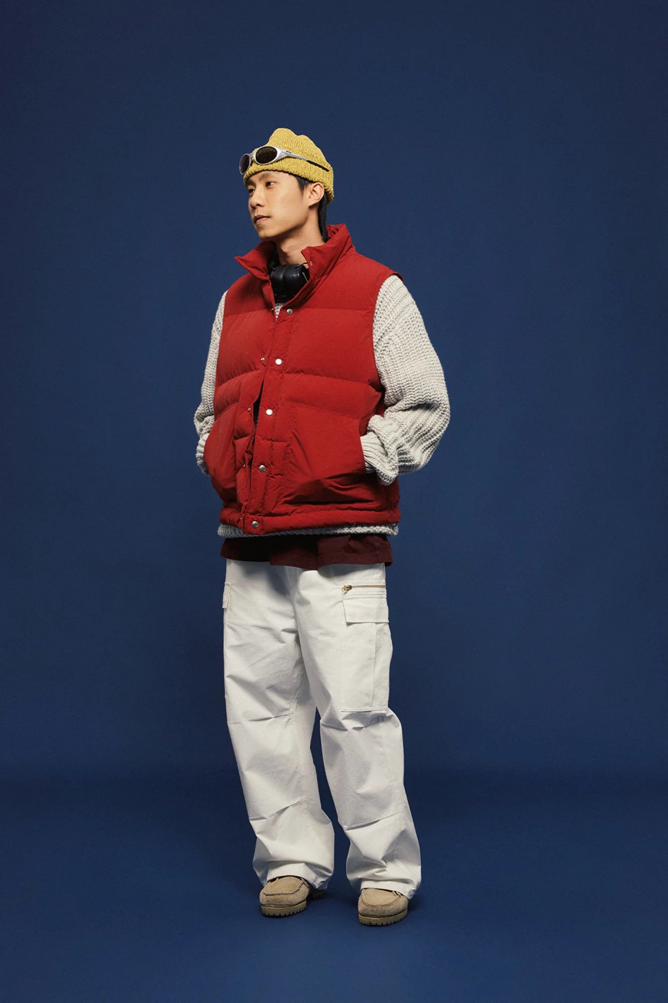 BANANA CLUB Essential Snap Down Vest