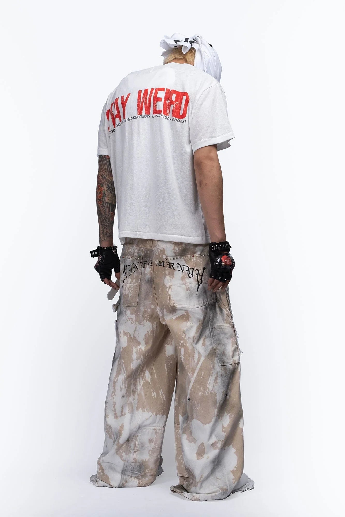FVVO Stay Weird Graphic Punk T-Shirt