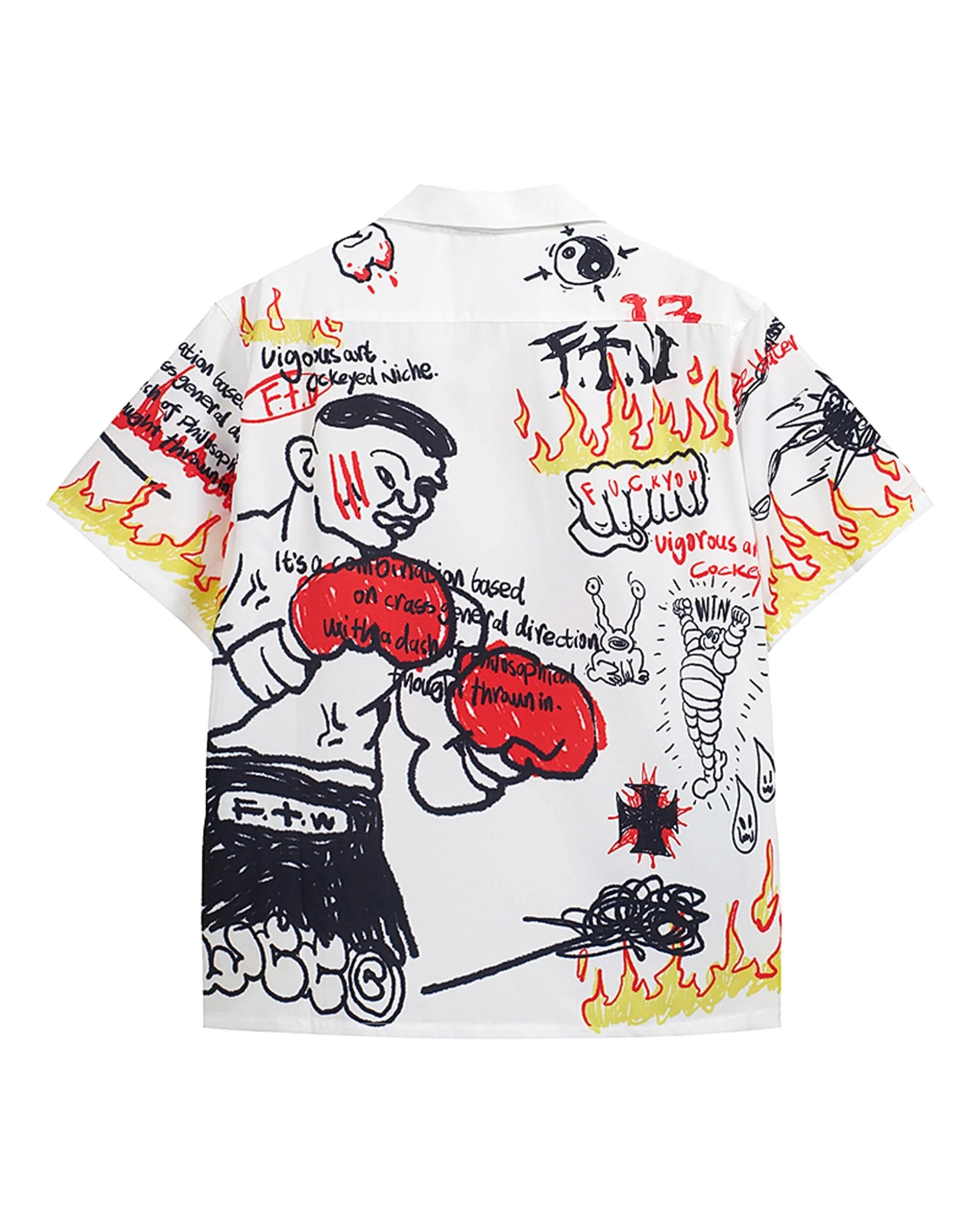 WCC Boxer Graffiti Half-Shirt
