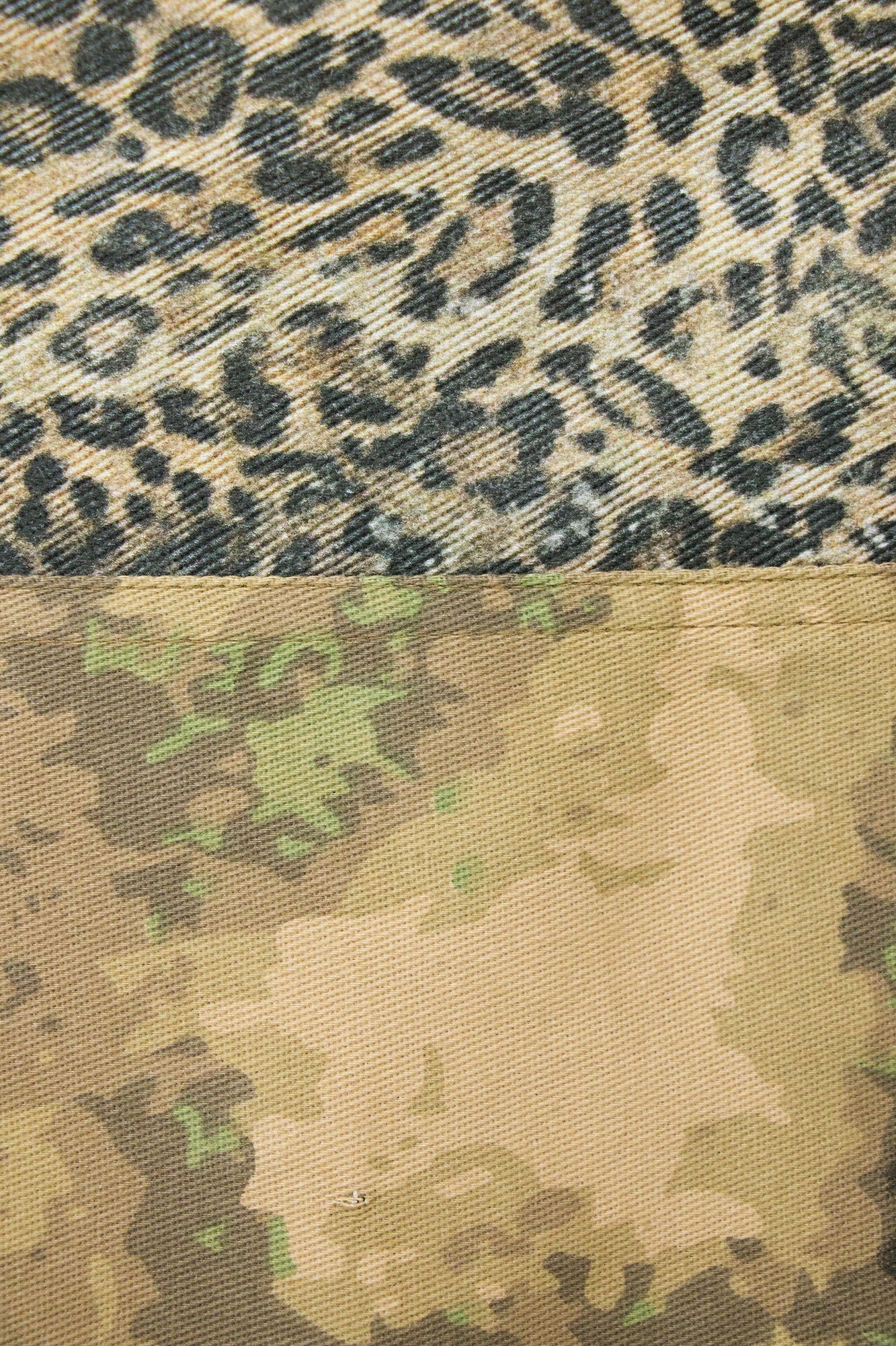 RELABEL Leopard Panel Camo Cargo