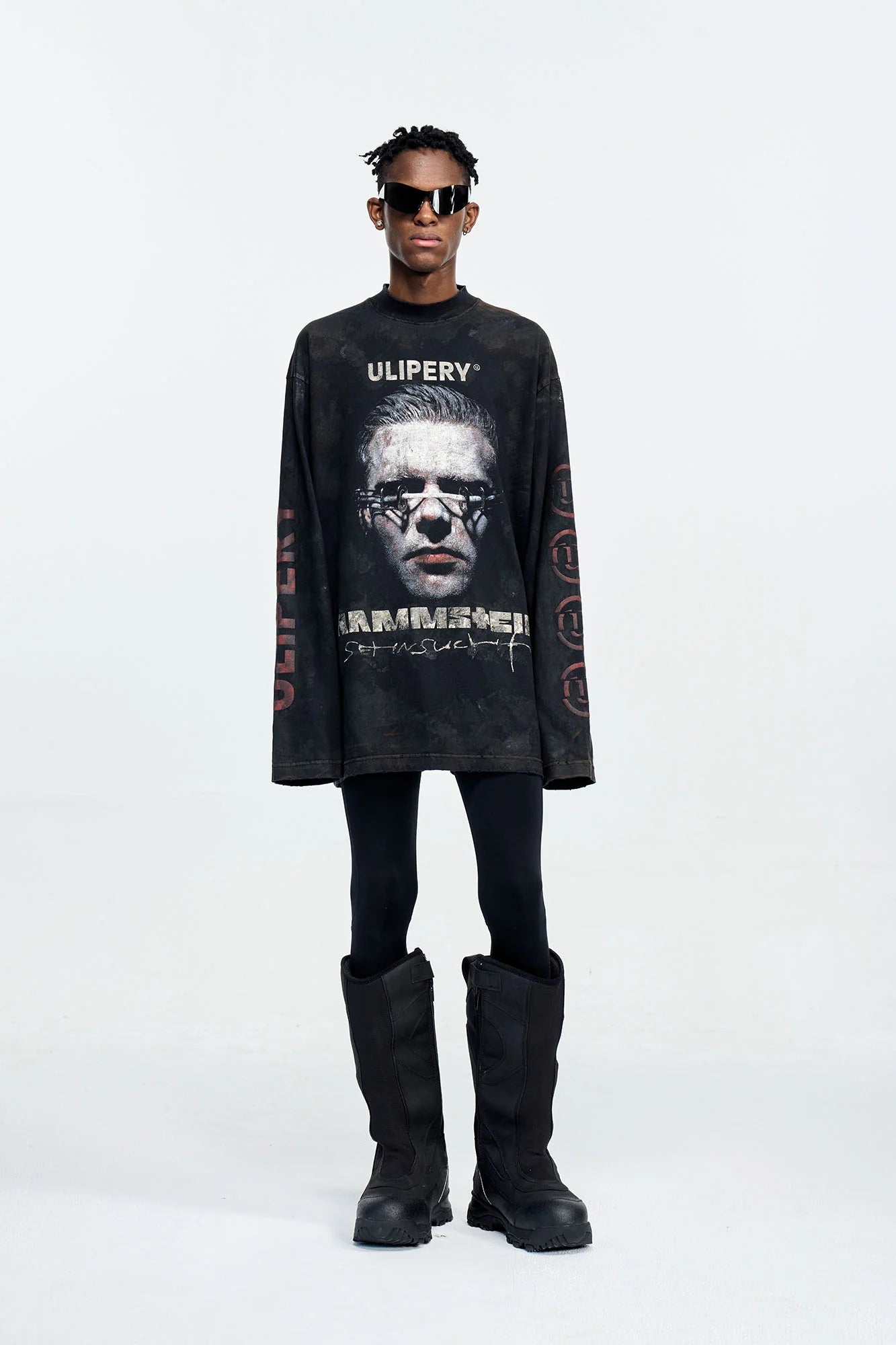 ULIPERY Rammstein Steel Visor Long Sleeve Tee
