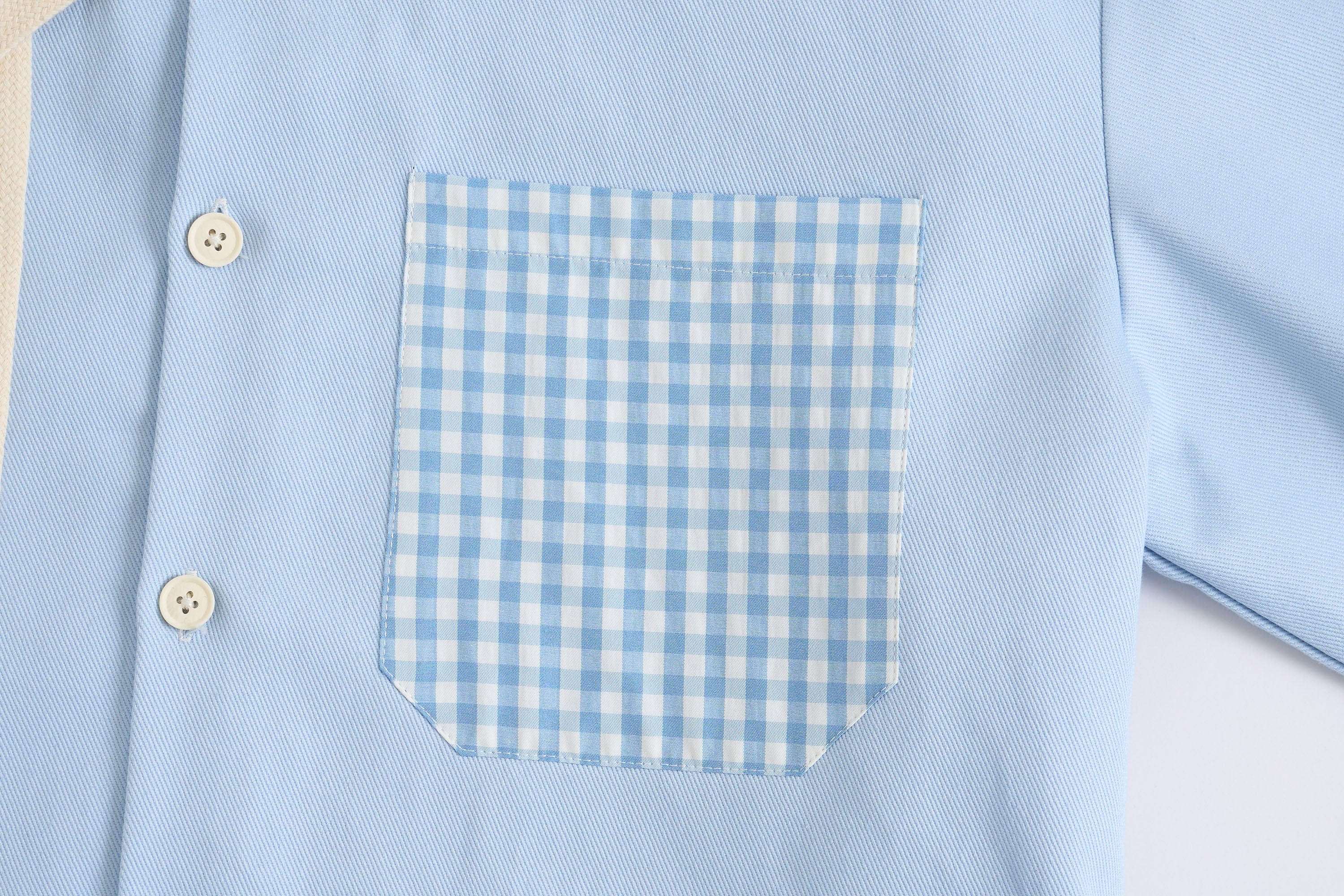 WIID Checks Pocket Hooded Shirt
