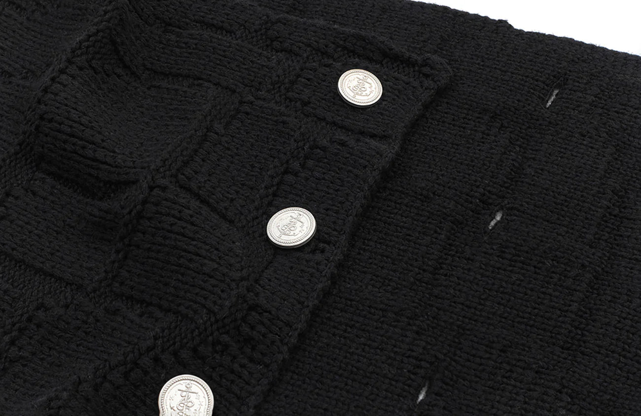IN EXISTENCE Convertible Coin-Embellished Wool-Blend Scarf