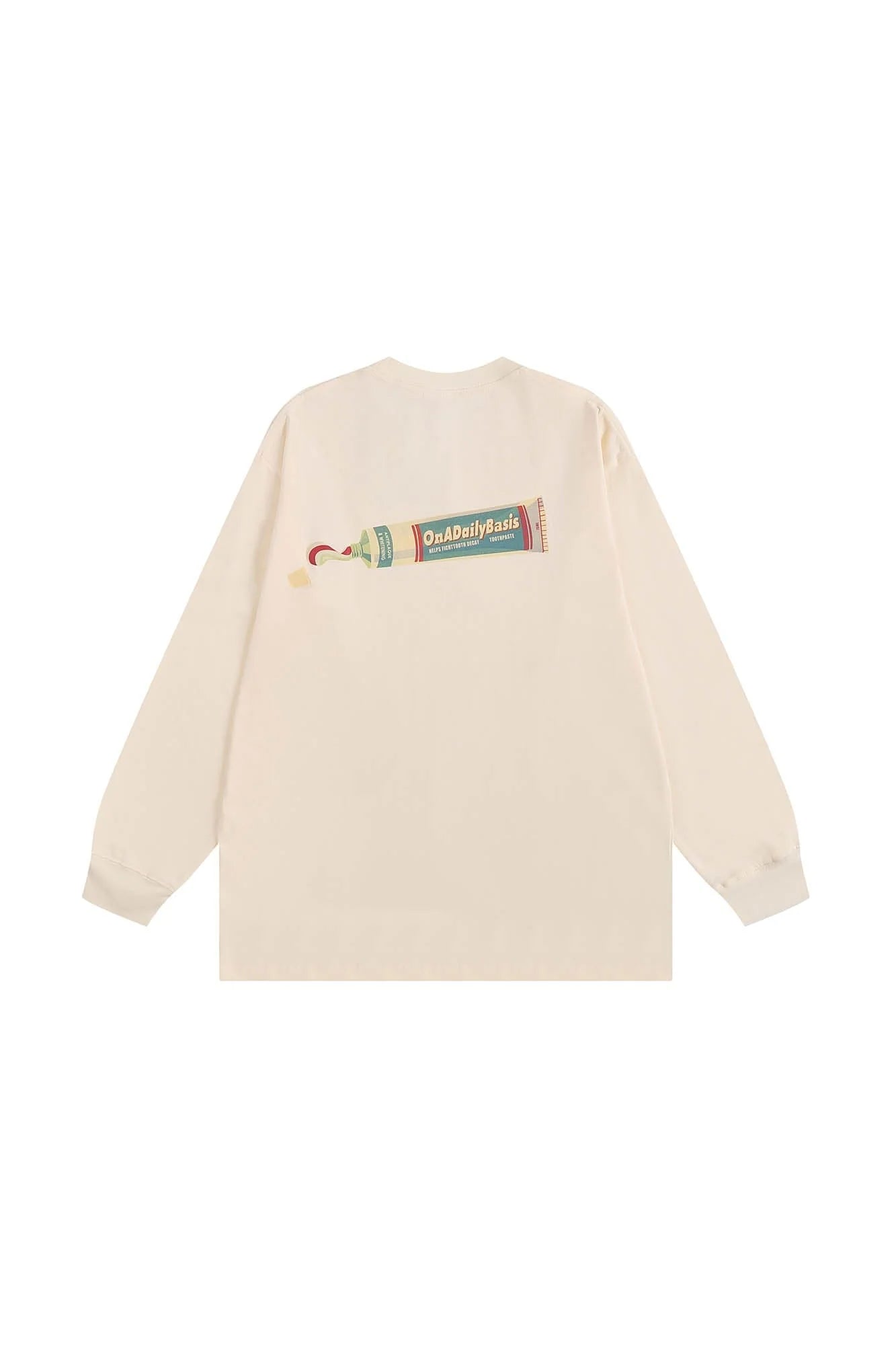 ONADAILYBASIS Toothbrush & Toothpaste Graphic Long-Sleeve Tee