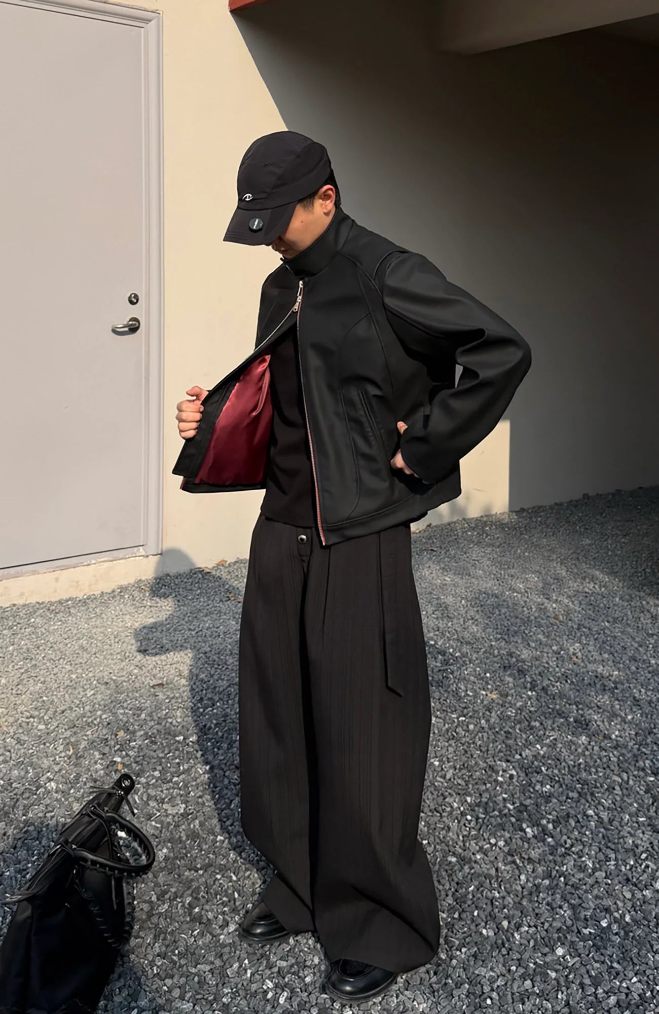 CATSSTAC Harrington PU Jacket