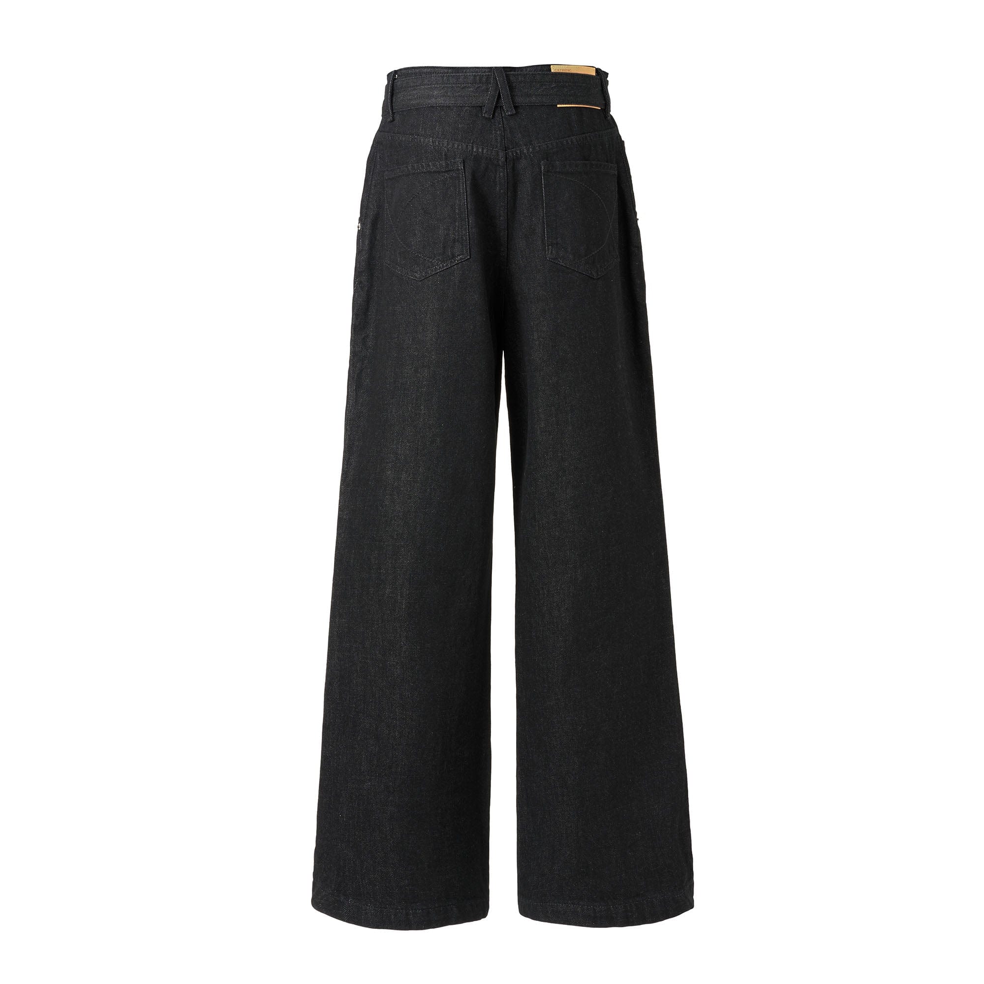 CATSSTAC Essential Panel Belt Wide-Leg Jeans