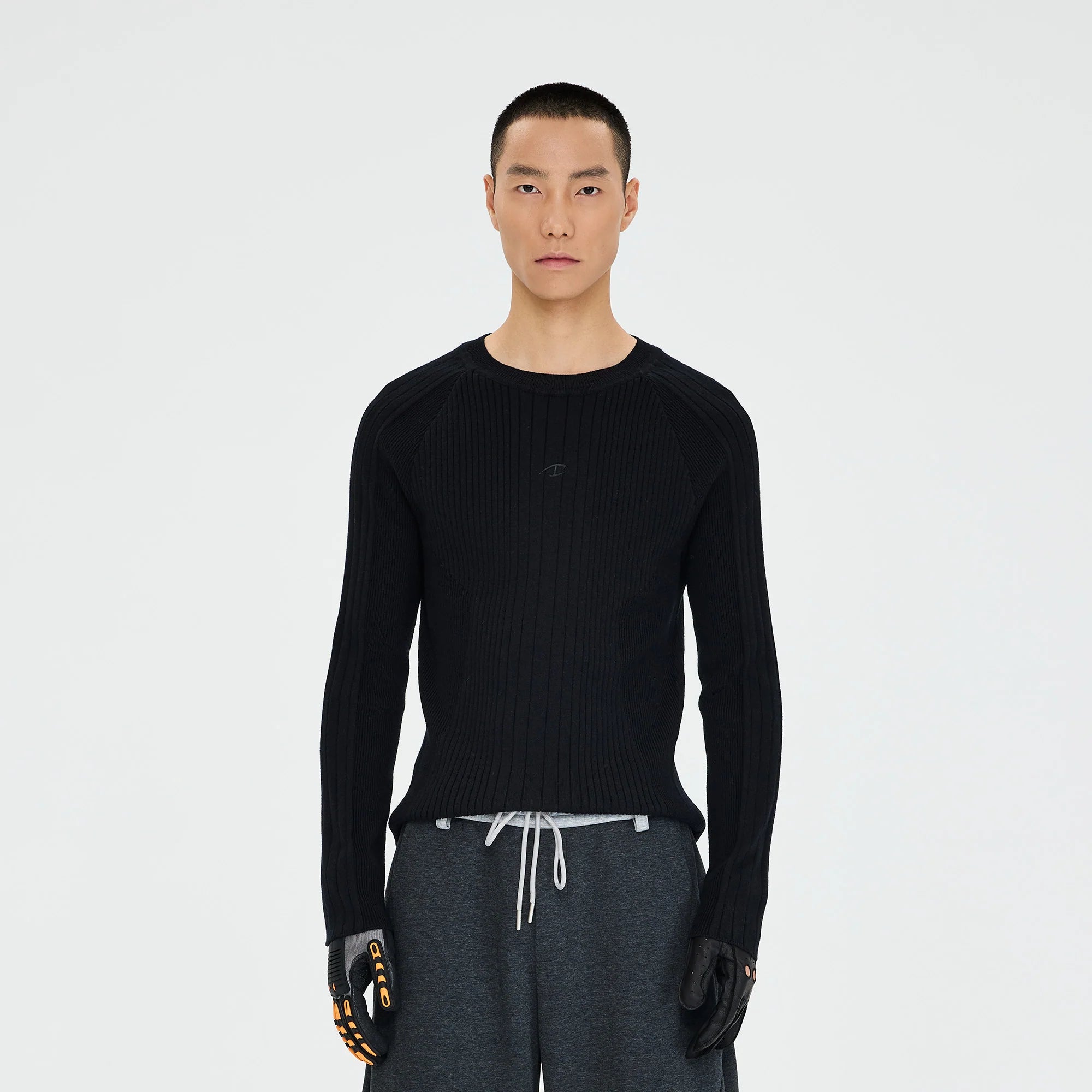 CATSSTAC Essential Slim Rib Wool-Blend Sweater