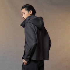 ALVNG AR ANTS Tech Contrast Split-Panel Hooded Jacket