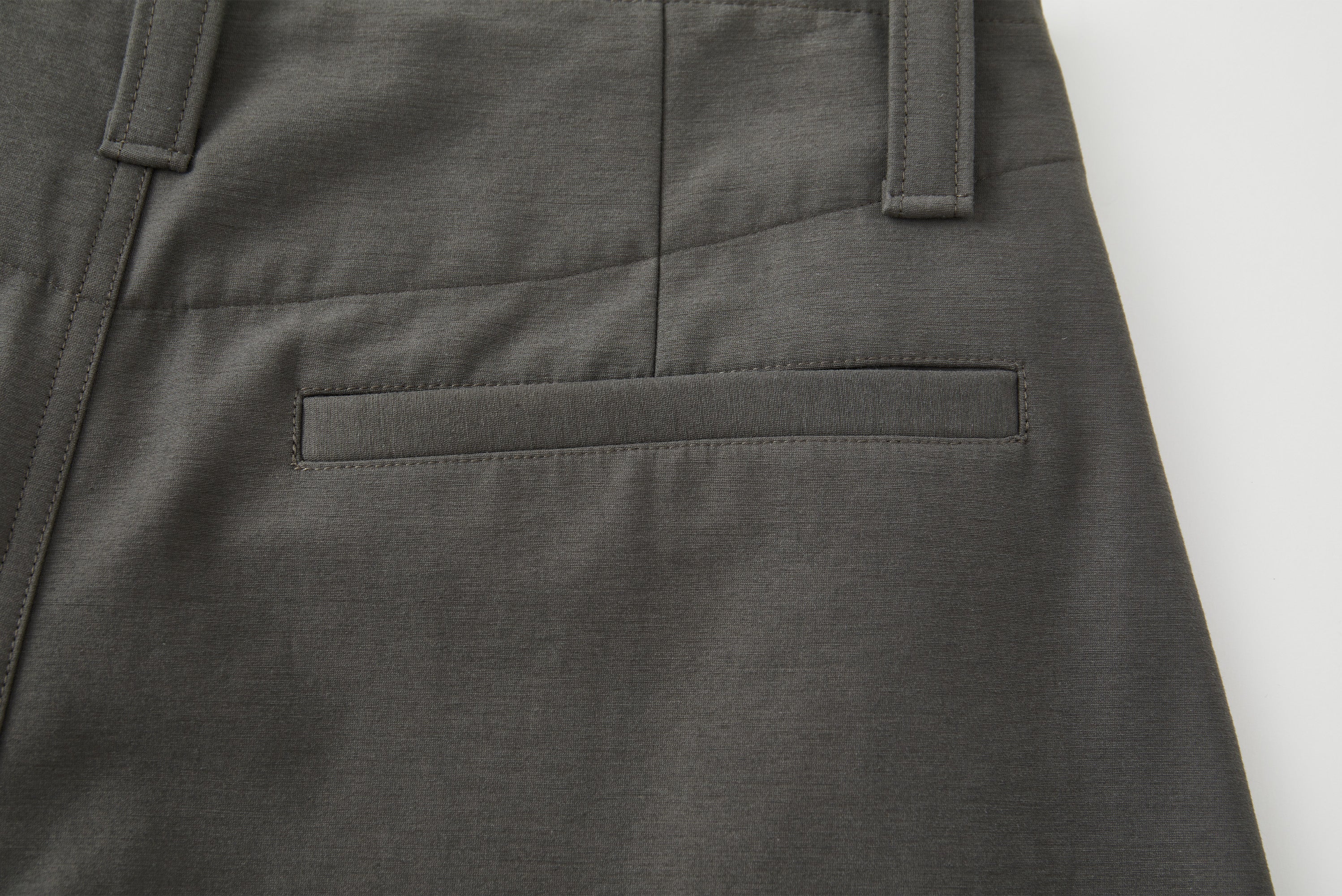 OPICLOTH Retro Curved-Cut Tailored Pants