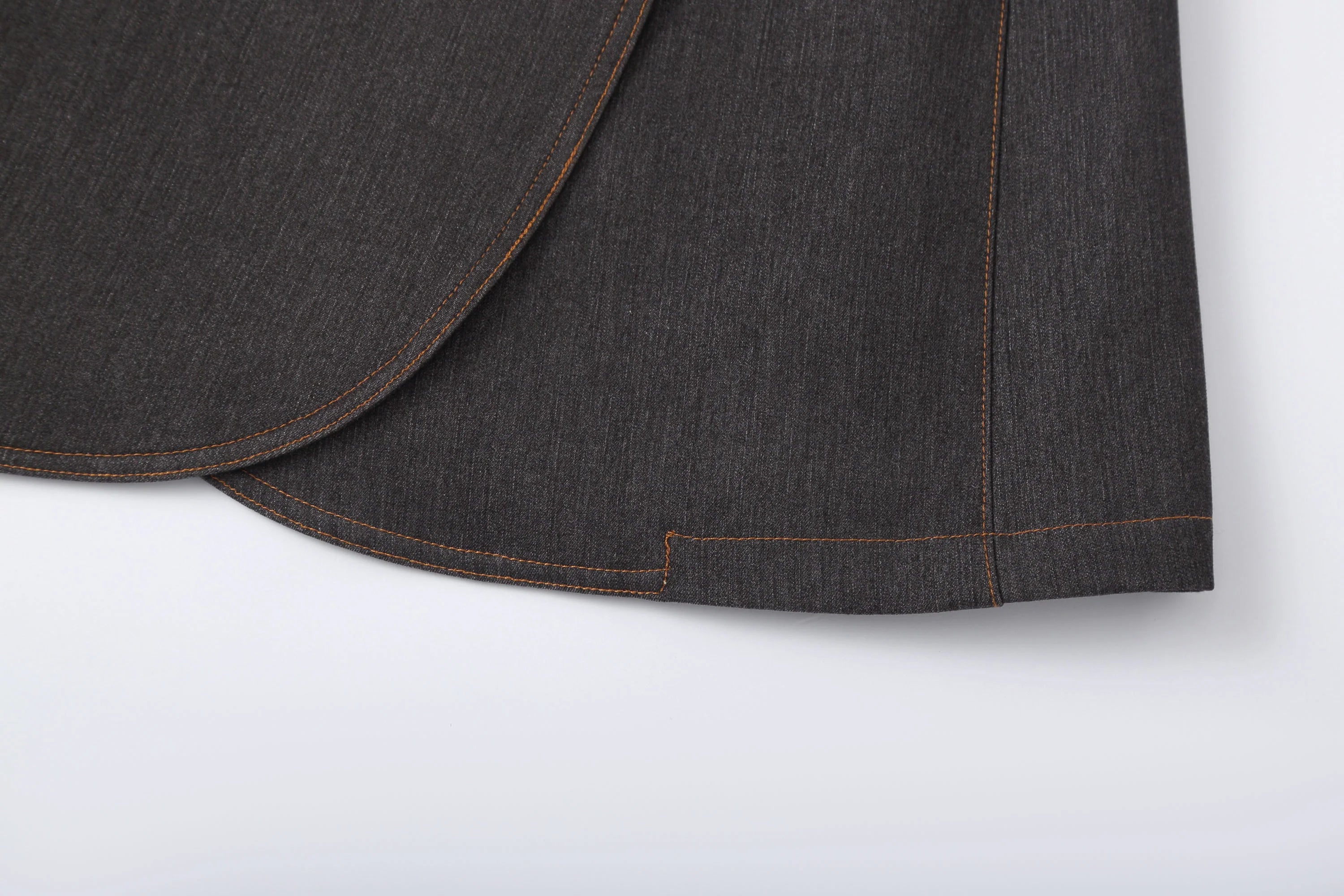 CLP Retro Padded Shoulder Raw Denim Blazer