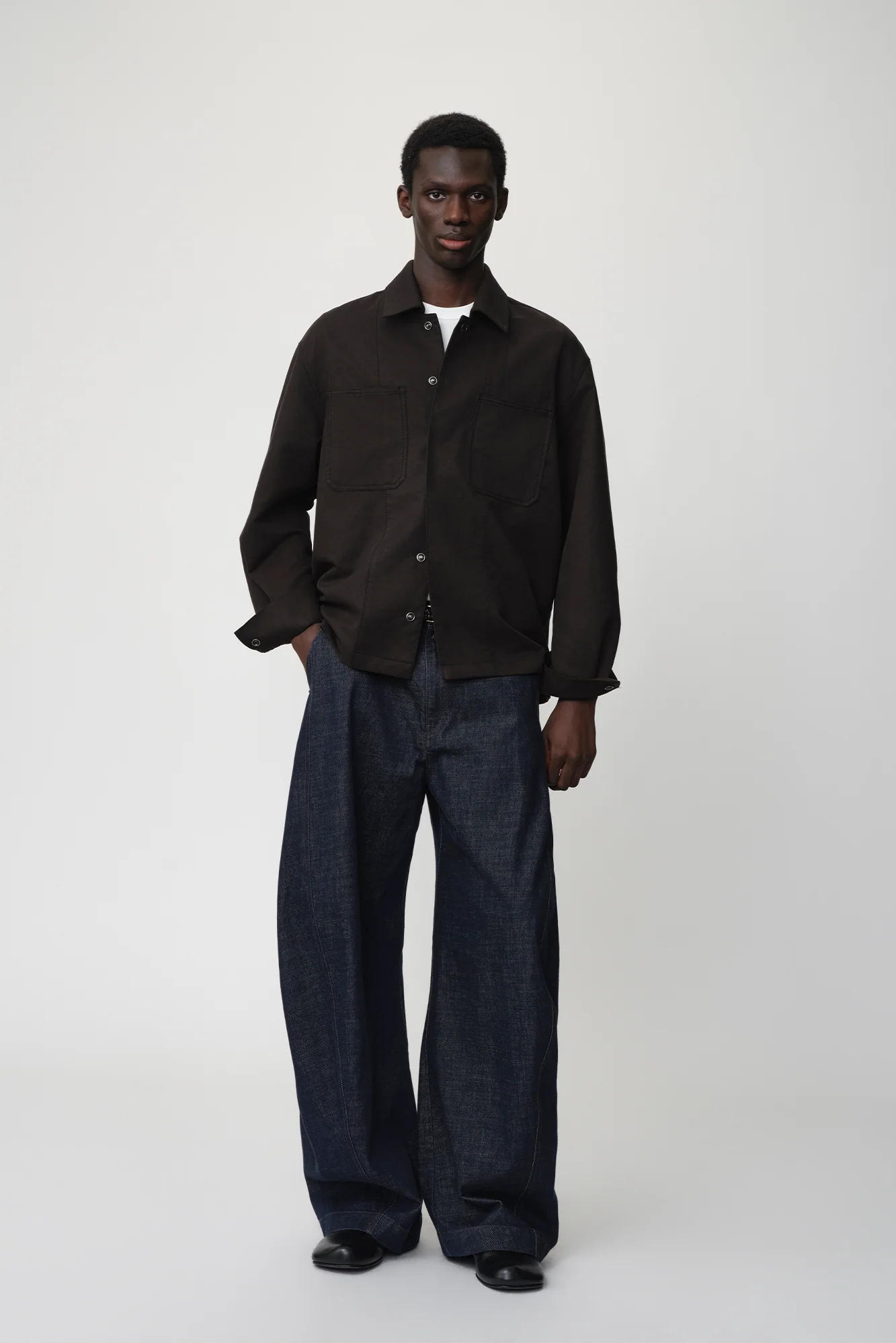 OPICLOTH Cotton-Blend Patch-Pocket Jacket