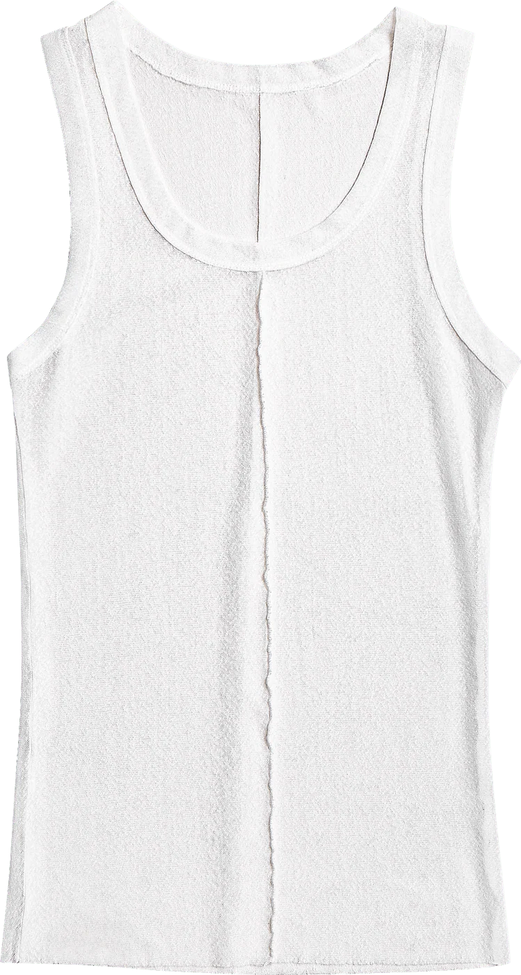 LEONSENSE Fog Tank Top White