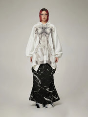 DAMAGE ASIA Ex Machina Graphics Oversized Hoodie