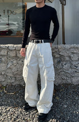 CATSSTAC Utility Raw Denim Cargo Pants