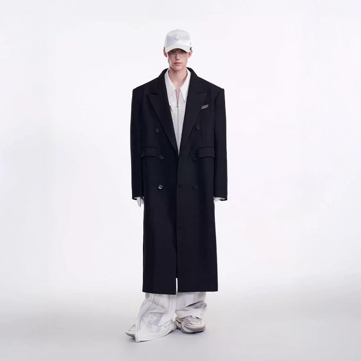 TIWILLTANG Modern Maxi Wool Coat