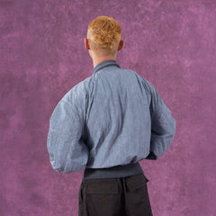 CLP Faded Crinkled Bomber Jacket