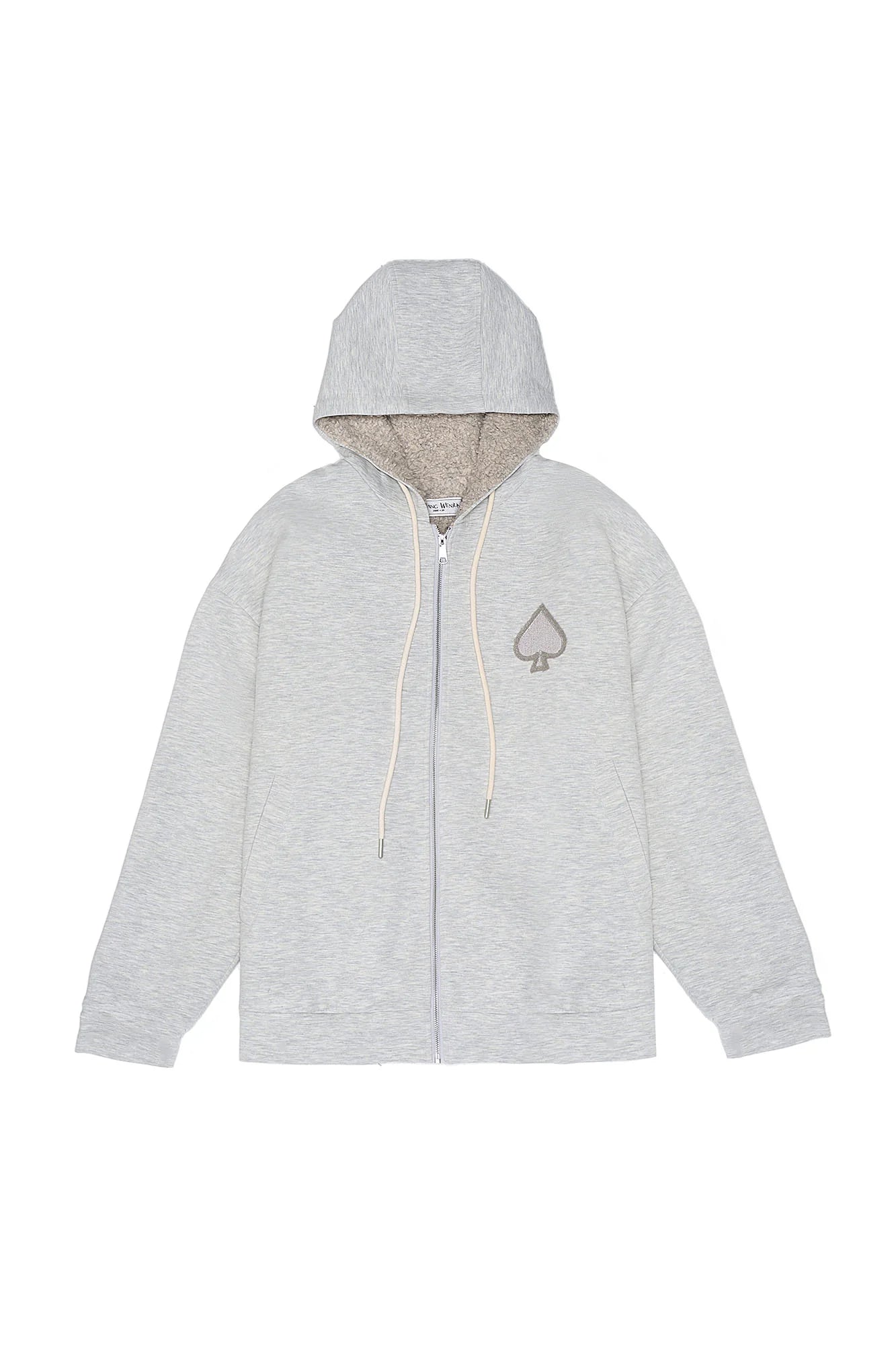 OUYANG WENJUN Sherpa-Lined Hooded Jacket