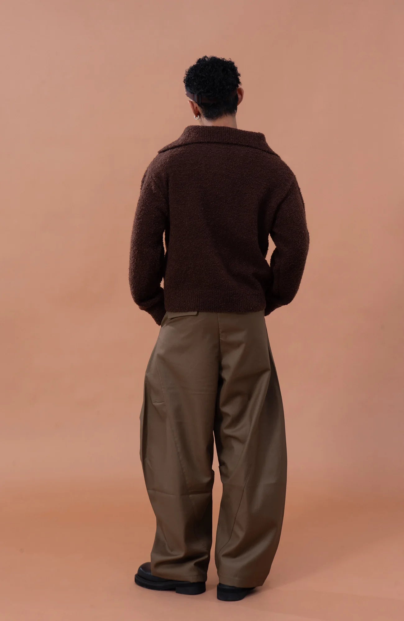 CLP Wool -Blend Toggle-Neck Knit Pullover