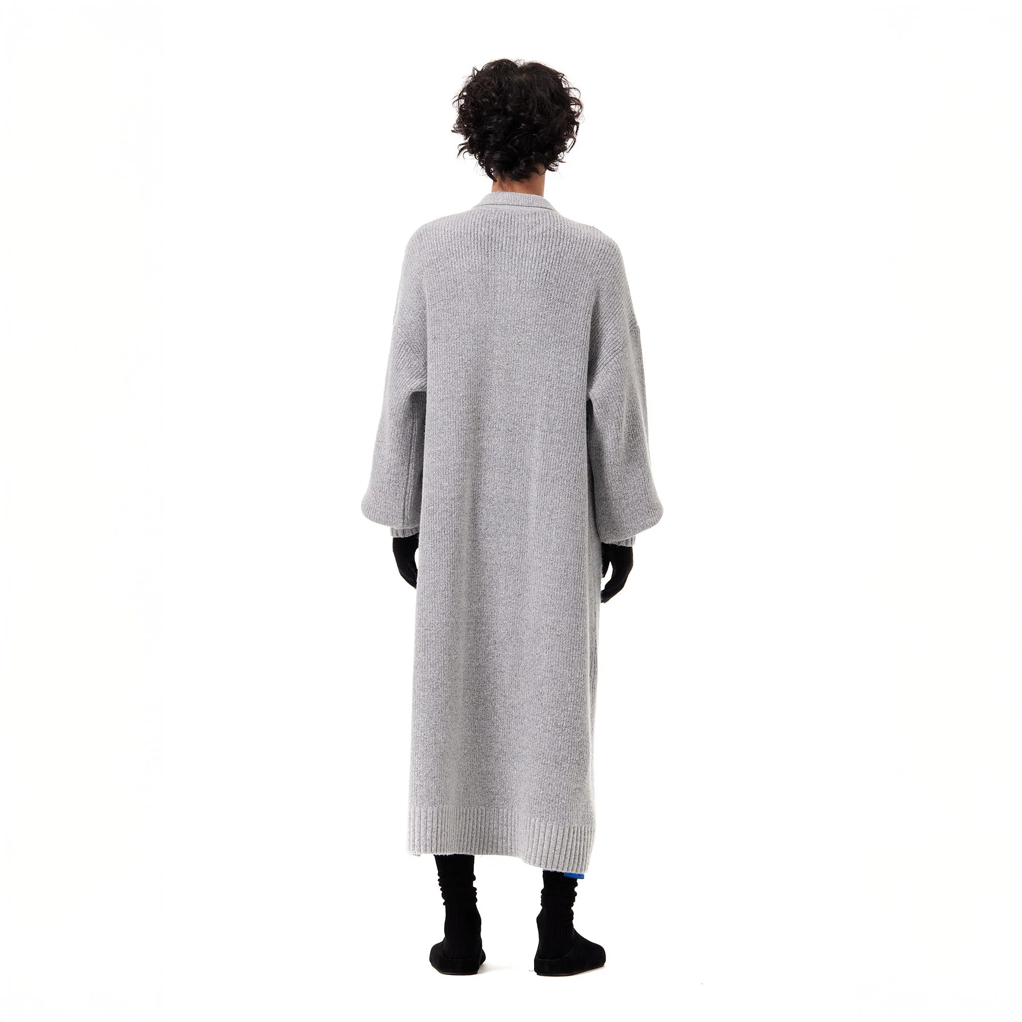 OUYANG WENJUN Oversized Knit Duster Cardigan