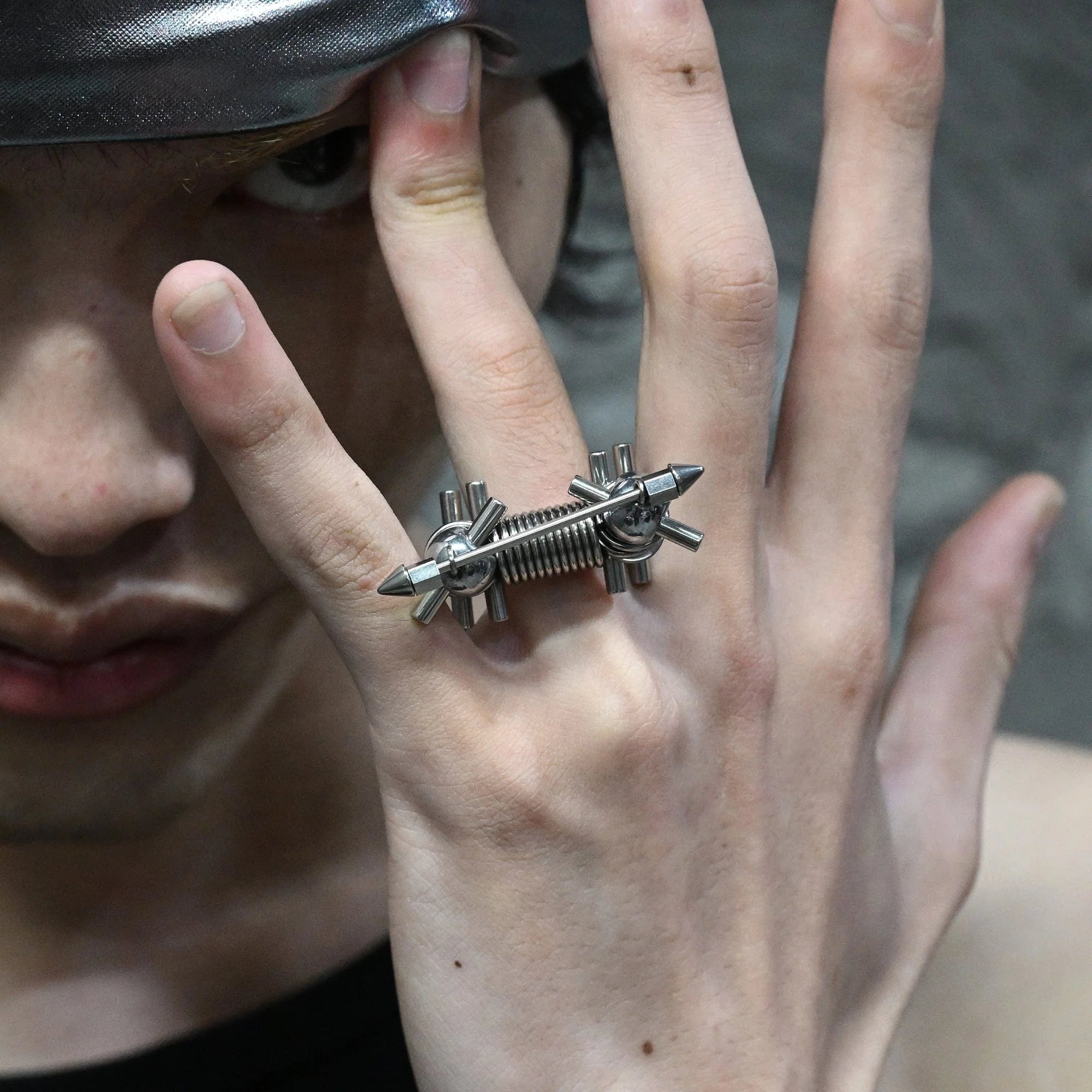 ILLUSORY Ex Machina Adjustable Rivet Ring