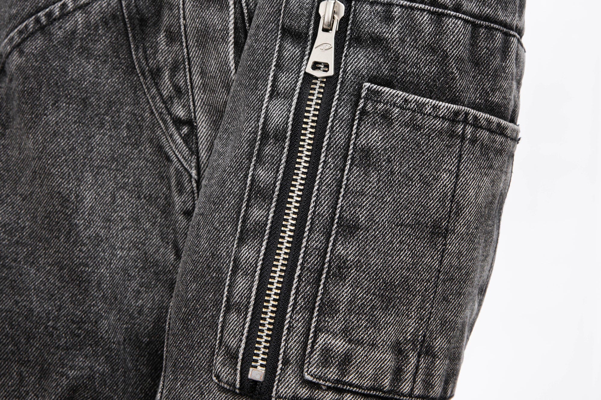 CATSSTAC Deconstructed Paneled Washed Hooded Jacket