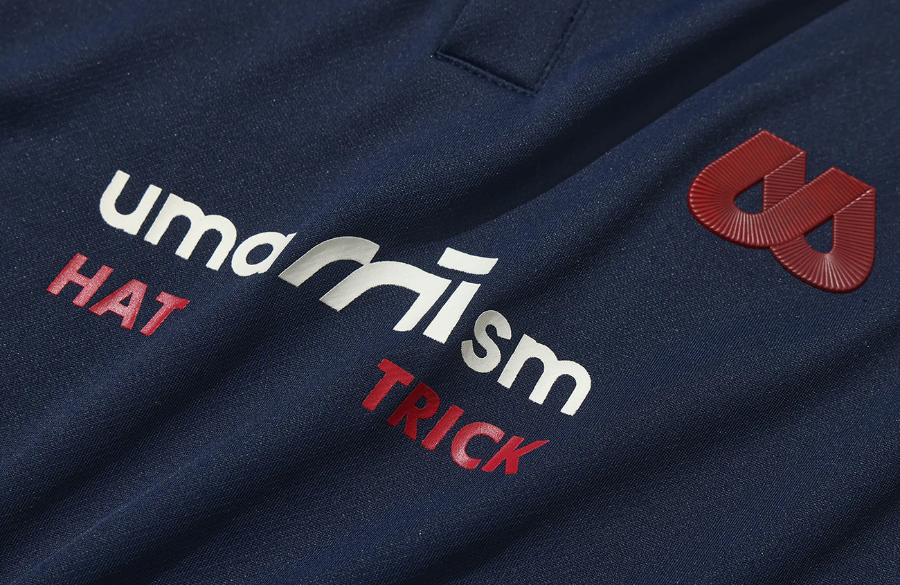 UMAMIISM Quick-Dry Striped Polo Long Sleeve Tee