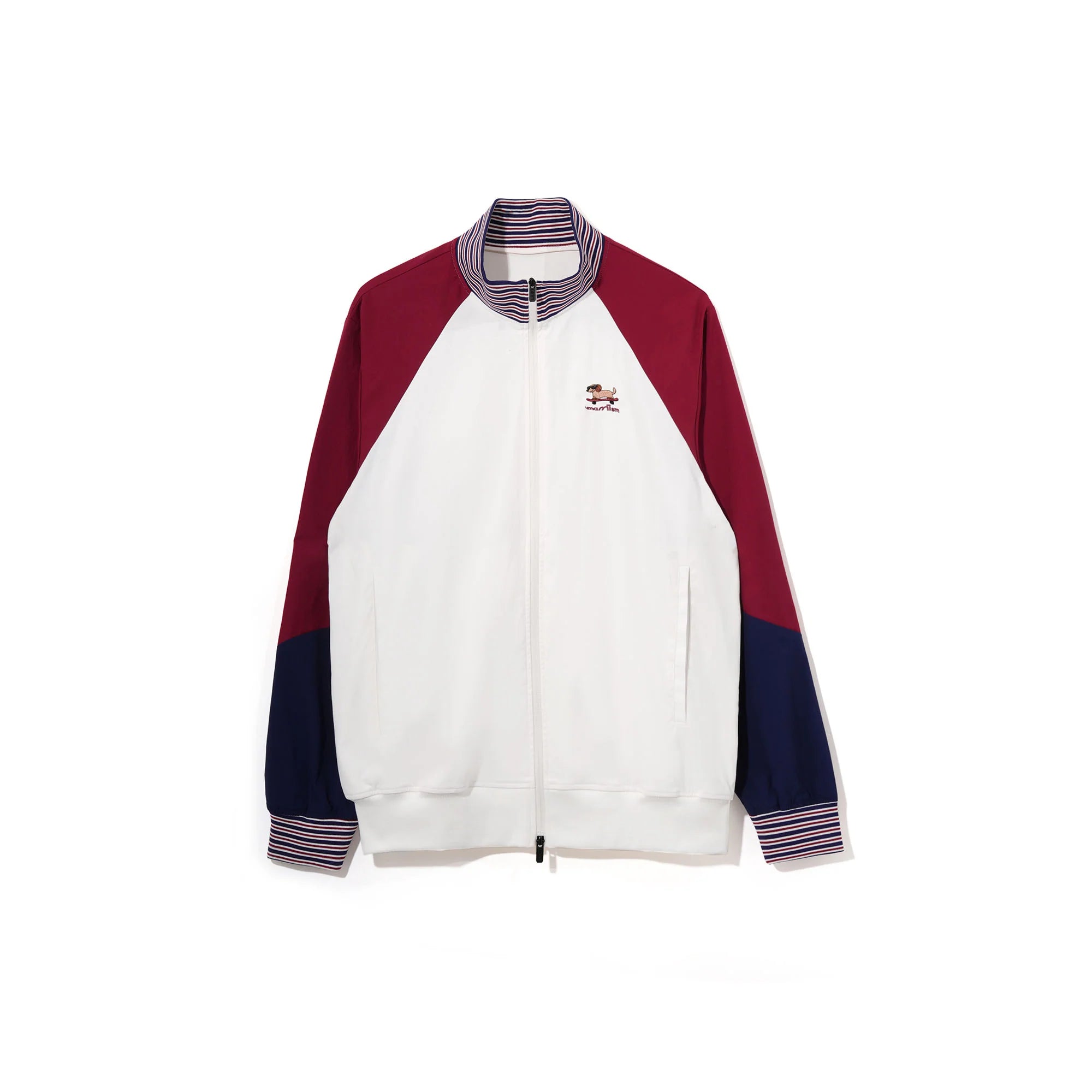 UMAMIISM Contrast Raglan Waterproof Track Jacket