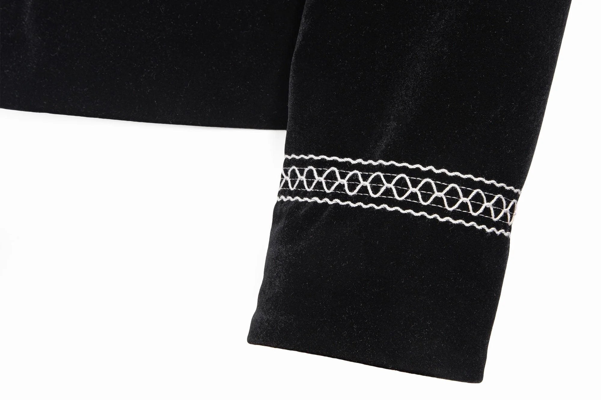 CATSSTAC Velvet Embroidered Trim Jacket
