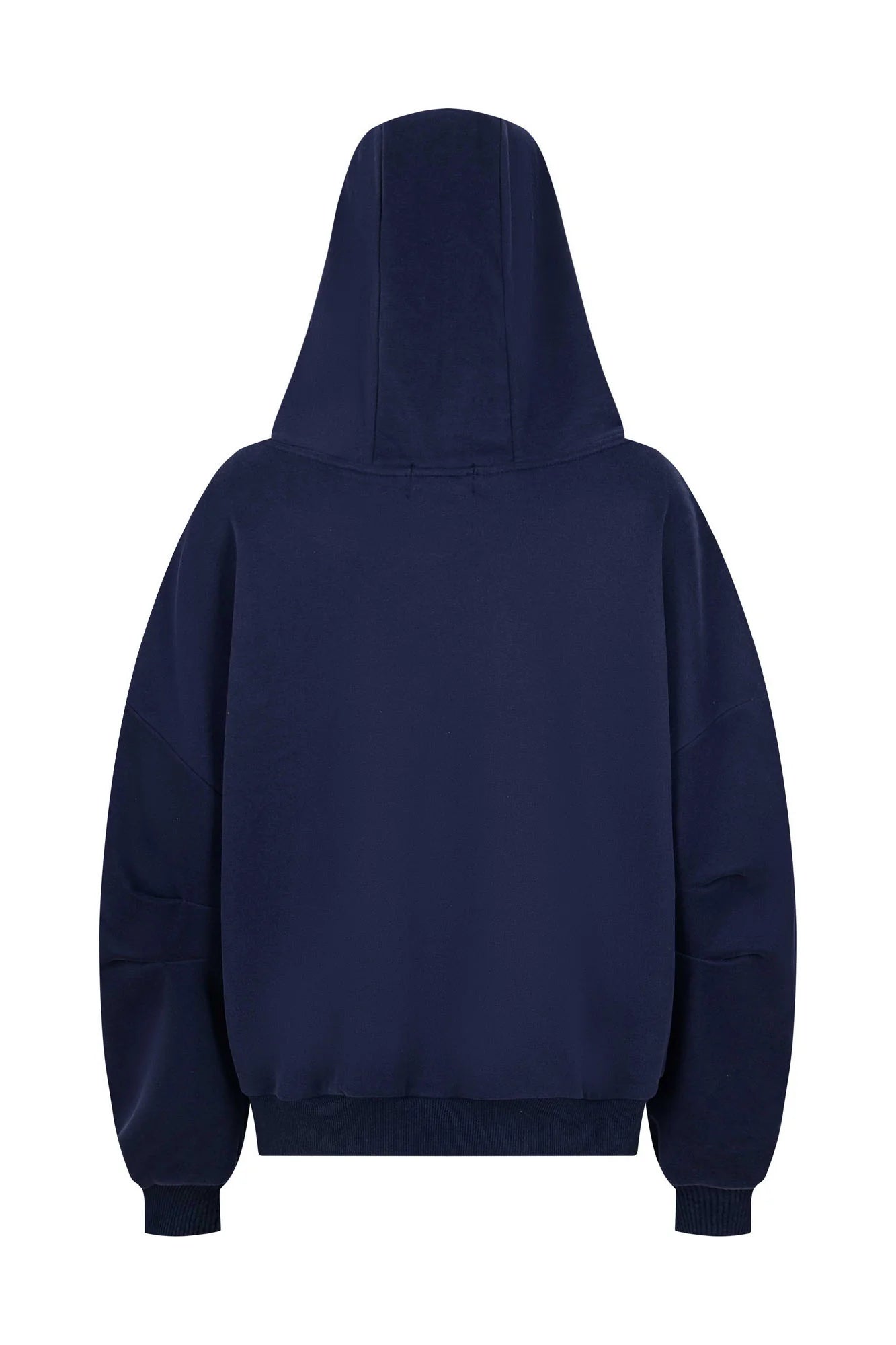 CLP Oversized Cowl-Hood Pearl-Stud Hoodie