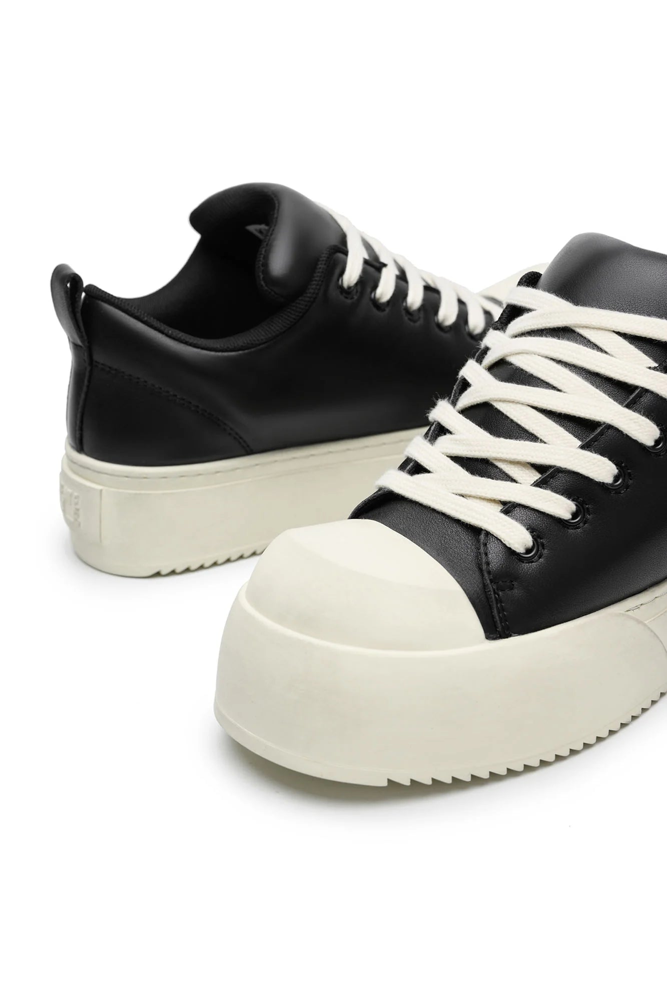 KREATE Rubber-Toe Jumbo Leather Sneaker