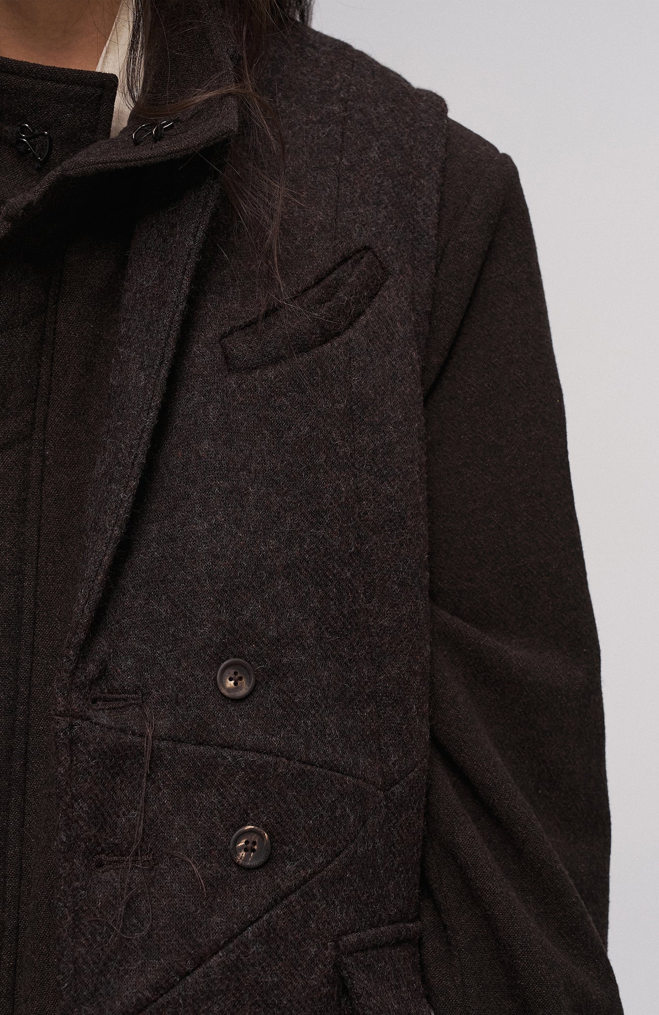 ILNya Nieternite Nifutur Detachable Down-Lined Wool-Blend Modular Parka