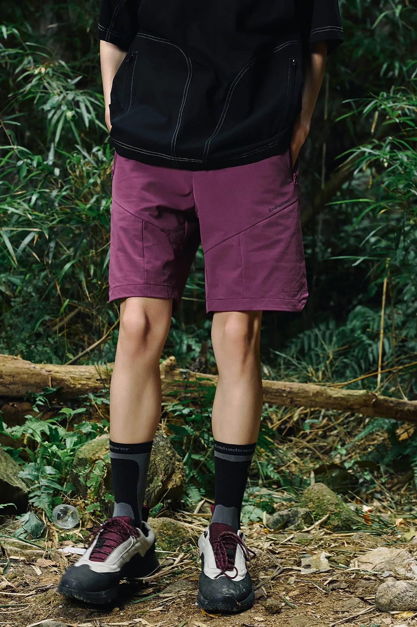 ENSHADOWER Spliced Quick-Dry Shorts