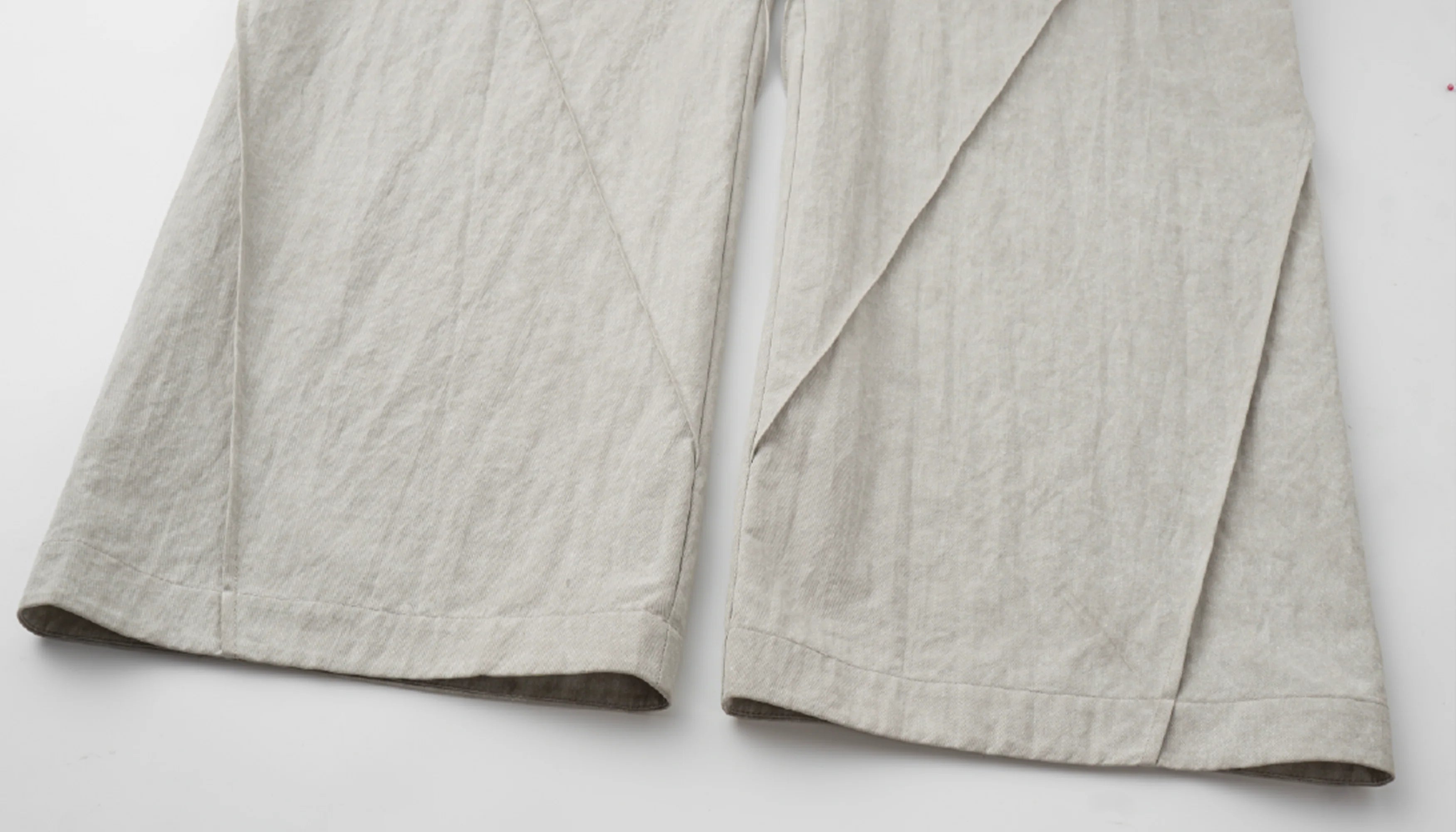 ALVNG AR ANTS Curved-Panel Folded-Waist Trousers