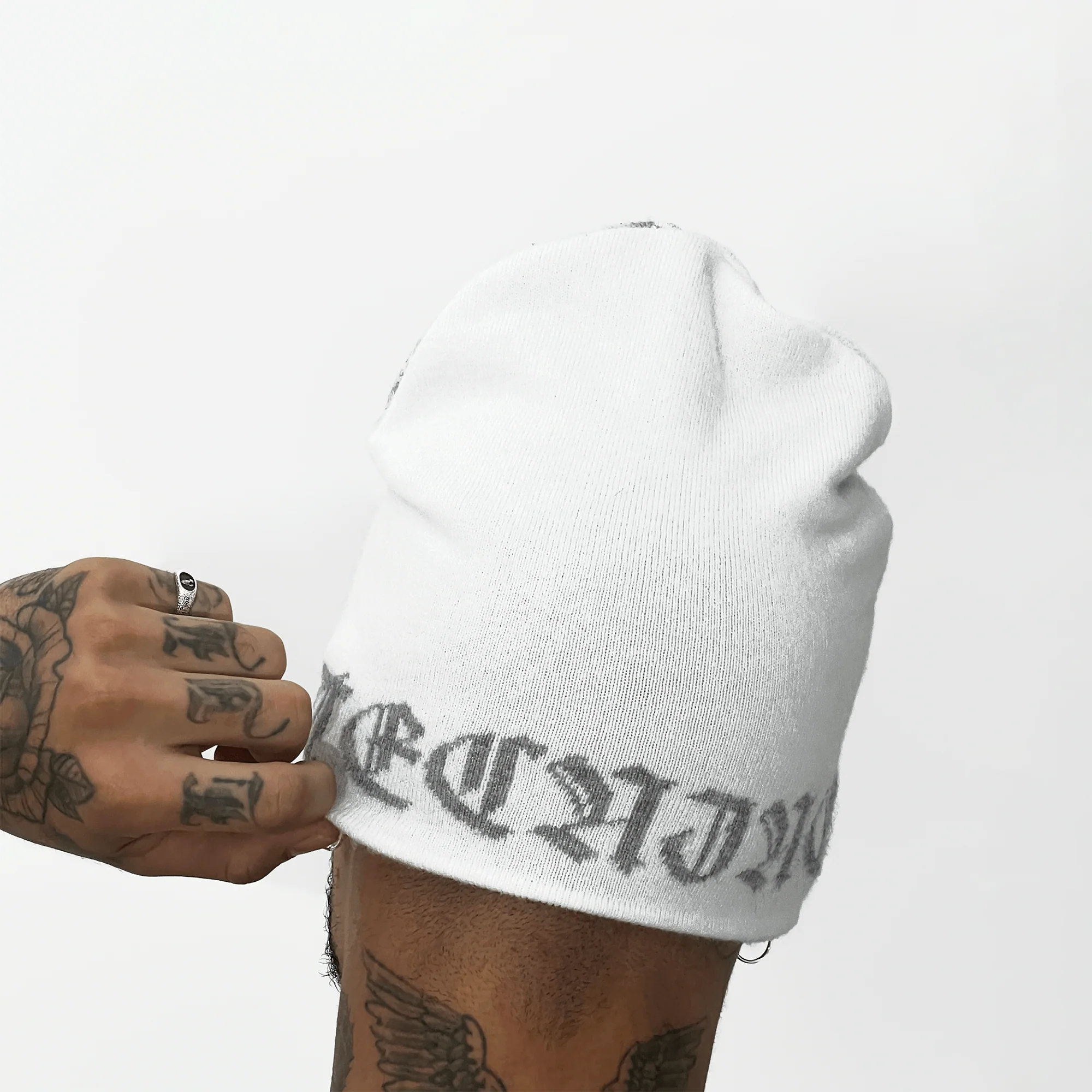 TECNINEGROUP Jacquard Diamond Knit Beanie